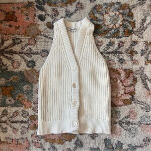 Cotton Cream Madewell Sweater Vest